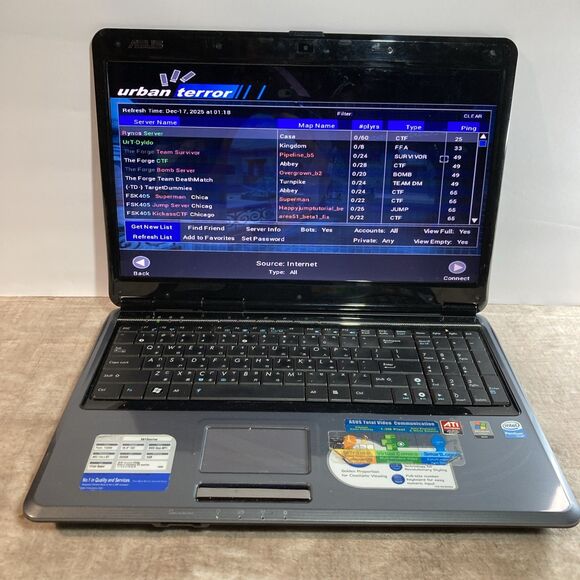 VTG Asus X61S 15.6" – 3GB RAM 60GB SSD Windows XP Pro Retro Gaming Laptop CD/DVD - Picture 10 of 16